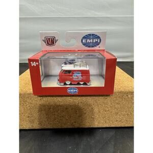 2024 M2 Machines 1960 Volkswagen VW Delivery Van EMPI Red Target Exclusive R90